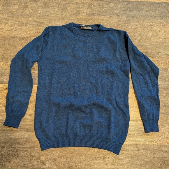 WoolOvers Sweaters - Blue Wool Sweater